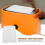 2 Slice Silicone Toaster Cover For Bread Maker - White 8
