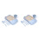 2St Tarwe Kinderbord Set Met Design En Veilige 7