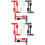 18Pcs Label Holder Clamps Durable Plastic 360 Rotating Name Tag Clips 4
