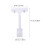 18Pcs Label Holder Clamps Durable Plastic 360 Rotating Name Tag Clips 8