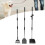 Adjustable Long Handle Pet Waste Removal Kit - Stainless Steel & Plastic 1
