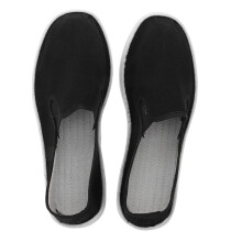 1Ensemble Chaussures Kung Fu En Tissu Noir Respirant