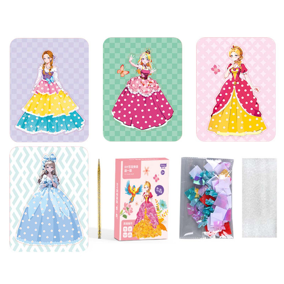 Photos - Pen (B) Kids DIY Sticker Book - Educational Clothes Puzzle Toy