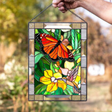 (Butterfly) Colorful Acrylic Window Panels for Home Decor