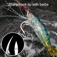 (Blue, The New) Shrimp PVC Lure for Reservoir Fishing