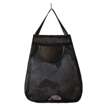 (Black regular) Mesh Trash Bag Holder - Home & Kitchen Organizer