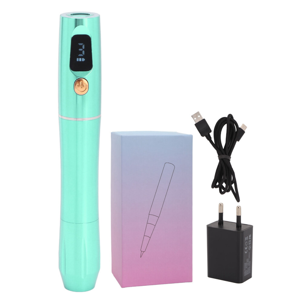 Slim Design Permanent Makeup Machine With Stability Monitoring OLED Display Rustic Style Weather Resistant For Cosmetic Tattoo Artists