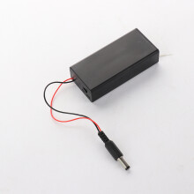 Rechargeable Battery Storage Box Battery Case Holder With Switch For Diy Electronics Easy Install Spring Clip Design High Quality ABS Plastic Wire
