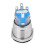 Waterproof Design Metal Toggle Switch Engine Start Stop Switch LED Light Durable Construction Easy Installation Universal Fitment Push Button Starter 4