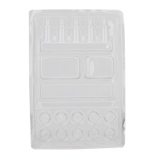 Ink Cup Holders Simple Cleaning Multi Functional Tattoo Ink Tray Set Eco Friendly Foam Transparent Plastic Safe And Sanitary