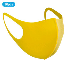 Washable Face Mask UV Protection Reusable Comfortable Breathable Lightweight Skin Friendly PU Sponge Fabric Full Face Coverage Adjustable Dust Proof