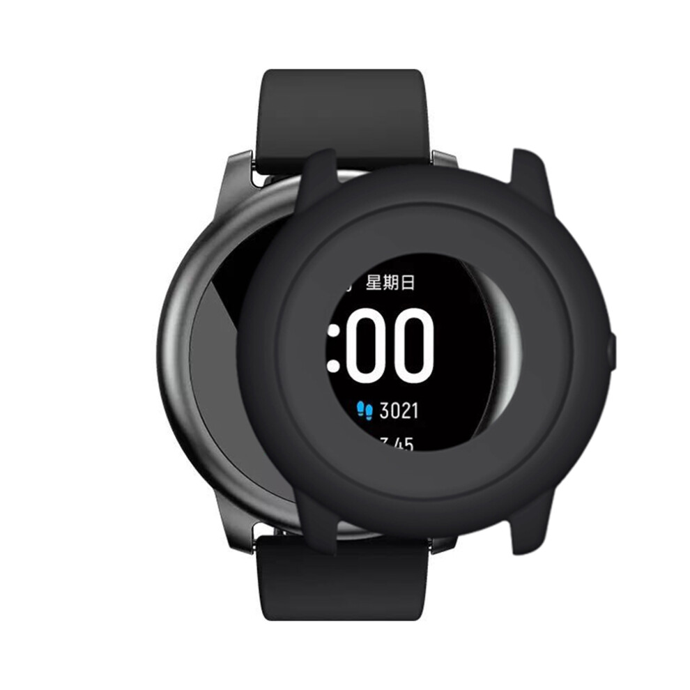 Anti Scratch Watch Case Durable Silicone Shell For Solar Ls05smartwatch Shockproof Protection With Precise Cutouts Screen Protector Lightweight 9357860371254