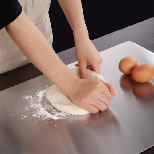 (Thickness 1MM) Titanium Cutting Board for Meat & Veggies 1