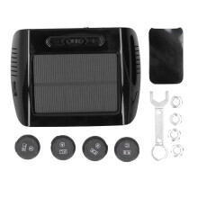 USB-Ladefunktion, kabelloses Reifendruckkontrollsystem (TPMS) mit Echtzeitüberwachung, solarbetriebenes Reifendruckkontrollsystem, intelligente