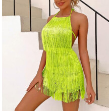 (Fluorescent color, L) Sexy Backless Jumpsuit for Party & Beach