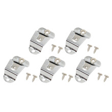 Durable Microphone Clip Hook With Screws eARC TrueHD Master Audio Metal Mount For Kenwood And Motorola Radios Easy Installation Wide Compatibility