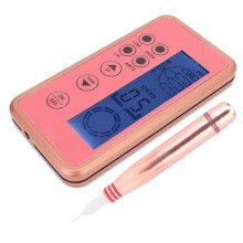 Elektrische Microblading-Tattoo-Pen, 15W, Roségold, Einstellbare Gänge