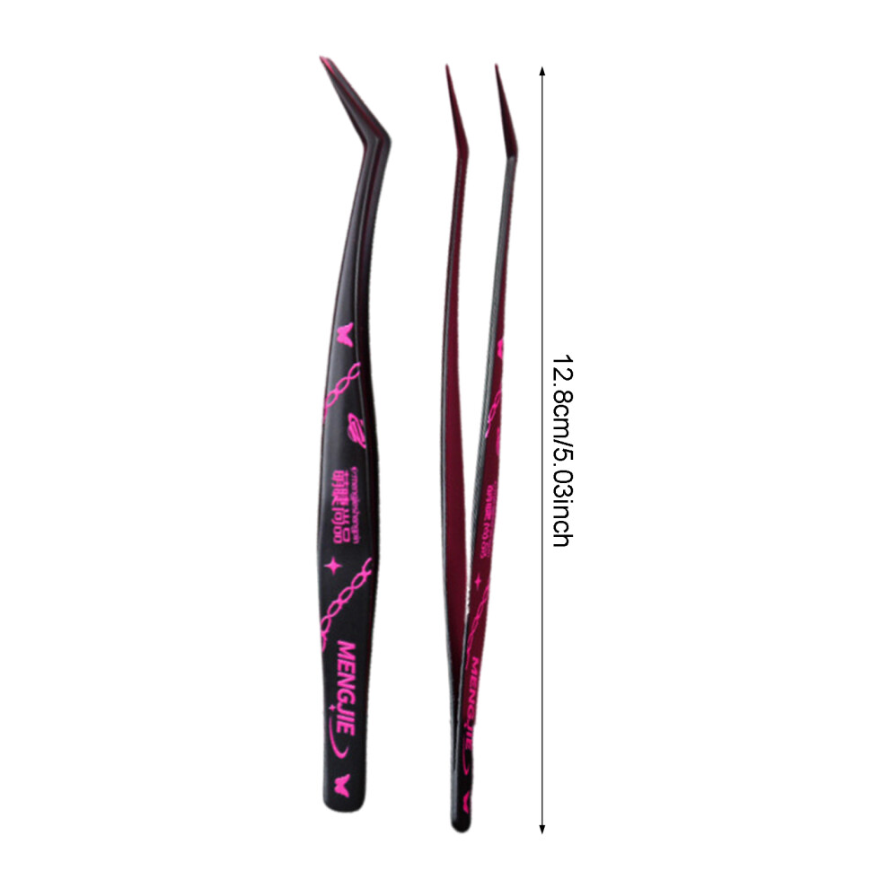 Reach-Tools (Black) False Lashes Tweezers - Makeup Tool