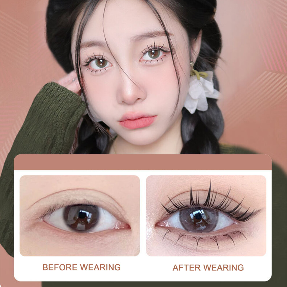 Zhouq-Outdoors Lightweight Transparent False Eyelashes For Makeup
