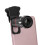 Σετ φακών τηλεφώνου Compact10X με ζουμ, Macro Wide Angle Fisheye, εύκαμπτο σύστημα 3