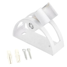 Adjustable Angle Shower Head Holder Aluminum Wall Mount Rust Protection Shower Wand Bracket Practical Replacement Accessory Universal Fitment