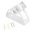 Adjustable Angle Shower Head Holder Aluminum Wall Mount Rust Protection Shower Wand Bracket Practical Replacement Accessory Universal Fitment 1