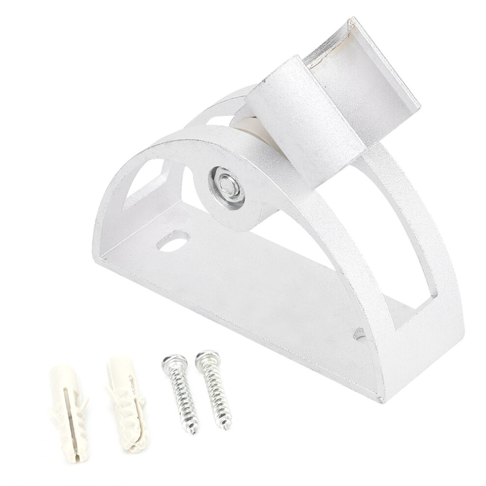 Adjustable Angle Shower Head Holder Aluminum Wall Mount Rust Protection Shower Wand Bracket Practical Replacement Accessory Universal Fitment 9357860309714