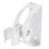 Adjustable Angle Shower Head Holder Aluminum Wall Mount Rust Protection Shower Wand Bracket Practical Replacement Accessory Universal Fitment 2