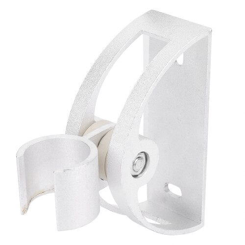 Adjustable Angle Shower Head Holder Aluminum Wall Mount Rust Protection Shower Wand Bracket Practical Replacement Accessory Universal Fitment 1