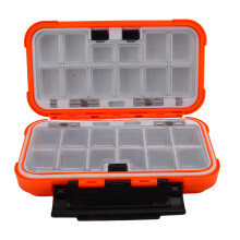Fishing Lure Organizer Floating Tackle Storage Box with Double Lock Design Lifelike Swimming Action Bionic Lures