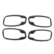 Mâner interior pentru ușă, instalare ușoară, nu se decolorează ușor, din fibră de carbon, ornamente interioare, stil sport, model