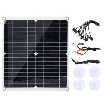 Monocrystalline Solar Panel Kit Foldable Structure Compact And Portable Solar Energy System For Emergency Power Supply Flexible Installation Options