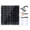 Monocrystalline Solar Panel Kit Foldable Structure Compact And Portable Solar Energy System For Emergency Power Supply Flexible Installation Options 1