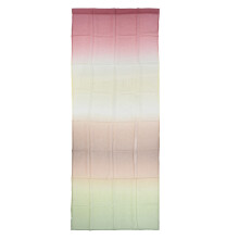 Ensemble de rideaux voilages dégradés décoratifs, panneaux d'intimité rafraîchissants pour fenêtres et portes, tissu filtrant la lumière pour