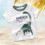 Παιδικό T-shirt με κοντό μανίκι για νήπια αγόρια Καλοκαιρινή εμφάνιση με σχέδιο 4