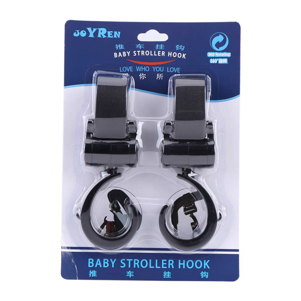 Non Slip Strap Stroller Hooks Hanging Diaper Bags Baby Stuff Organizer Groceries Purse Hook Release Your Hands Installs In Seconds Multi Purpose360
