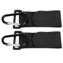 Easy to Use Stroller Hooks for Hanging Diaper Bags Durable Metal Stroller Accessories Pram Buggy Clips with Non Slip Grip Free Up Your Hands360