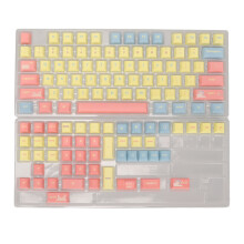 Mechanical Keyboard Keycap Set Translucent PBT With RGB Effect Dye Sublimation Double Shot Design High Durability OEM Profile Wide Heat Resistance