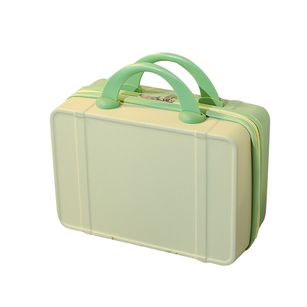 Mini ABS Cosmetic Bag For Women Compact Hand Luggage Makeup Suitcase With Handle And Zipper Closure Featuring Portable And Durable Design