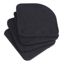 4 Pcs EVA Anti Vibration Pads for Washer & Fridge, 70mm, Black