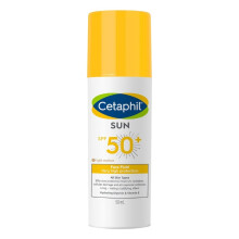 Cetaphil Sun Face Fluid (SPF 50+) Tinted | Hydrates and maintains skin's moisture balance - 50ml