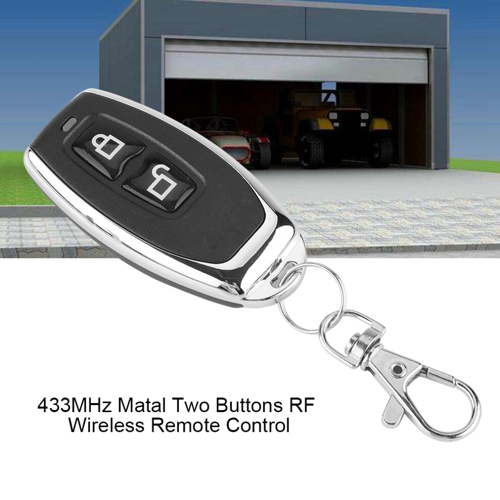 433Mhz Two-Button Rf Wireless Remote Control, 100M Range, Ev1527 4961393314180