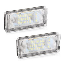 Direct Replacement License Plate Light High Quality ABS Plastic Housing Waterproof Brighter Than Stock Bulbs With High Power LED Chips And Easy