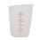 White Measuring Cup Liquid Container With Graduations Precise Dosage Lightweight Silicone Measuring Beaker 5
