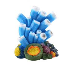 Fish Tank Bubble Stone Aquarium Ornament Artificial Coral Plant Aquarium Landscape Coral Reef Decor Multicolor Aquarium Decor Bubbler Decoration