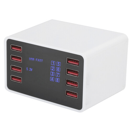 Σταθμός φόρτισης USB με προστασία από υπερθέρμανση, έξυπνο κύκλωμα ελέγχου 2