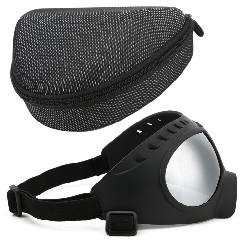User Friendly Design Sunglasses Case With Zipper Closure, Impact Resistant Hard Shell Eyewear Box Featuring Sturdy Hook