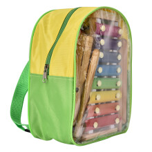 Creative Birthday Gift Kids Musical Instruments, Educational Musical Toys Wooden Percussion Instruments with Storage Bag, Non Toxic Materials Parent