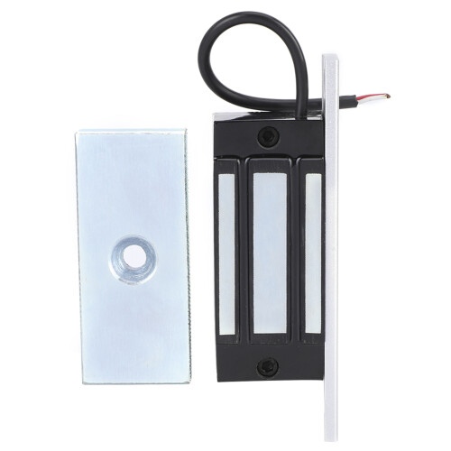 Voltage Spike Suppressor Electric Magnetic Lock Door Access Control System, 60kg Holding Force Security Locking System With Durable Aluminum Casing 1