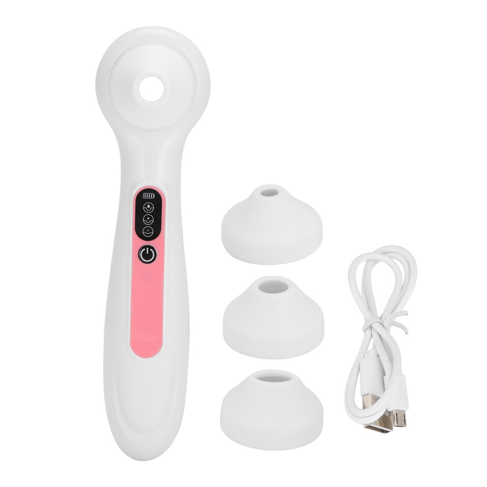 Light Magnifier Led Pore Vacuum Cleaner With Suction Probes Blackhead Removal Tool, Adjustable Strength Levels Usb Rechargeable Skincare Device For